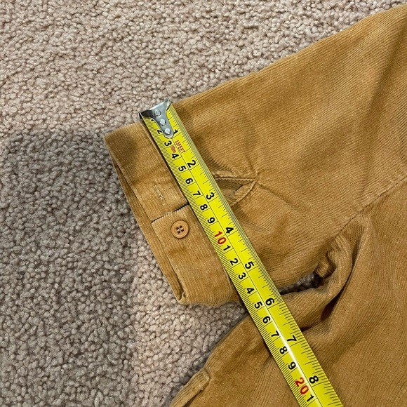 SHEIN V-neck Puff Sleeve Belted Tan/ Brown Mini Dress - Picture 8 of 9